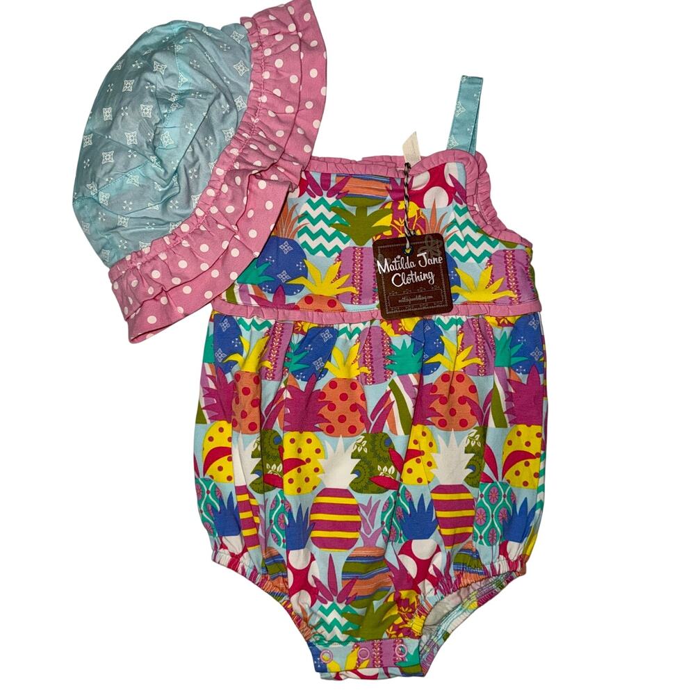 Matilda Jane NWT 18-24m | “Pineapple Bubble Romper”